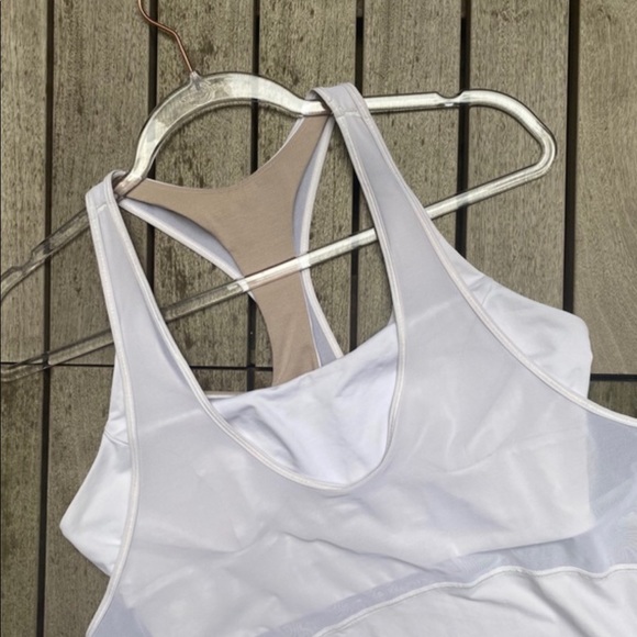 LULULEMON White Racer Back Athletic Tank Top - Picture 4 of 6